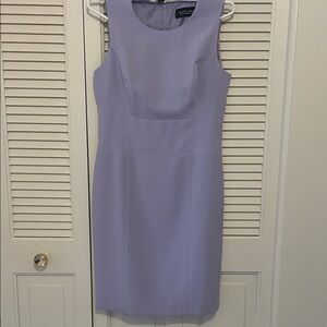 Evan Picone Lilac Midi Sheath Dress